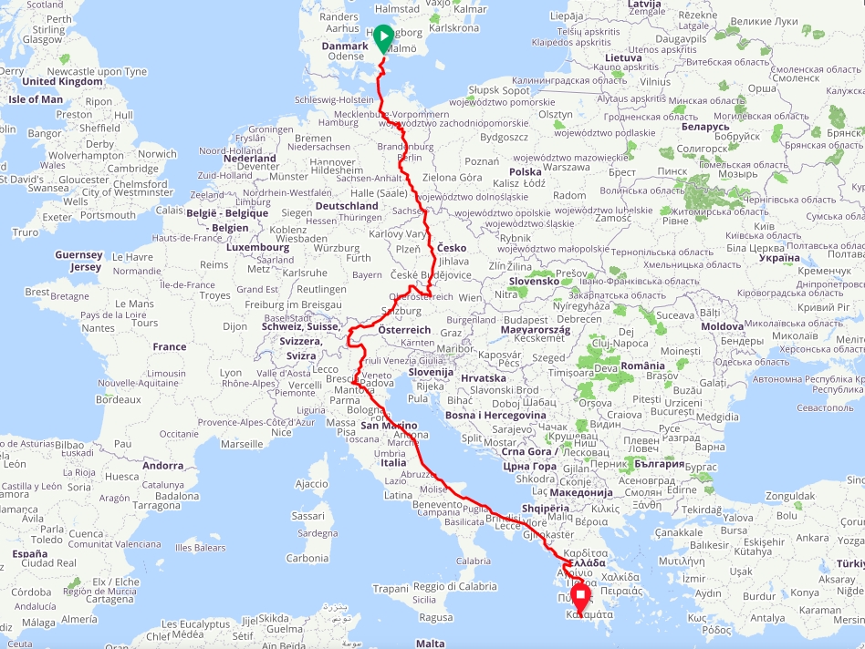 Route DK GR